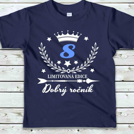 Dětské tričko 8 let Limitovaná edice Dobrý ročník 