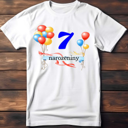 Dětské tričko k 7. narozeninám