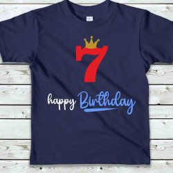 Dětské tričko k oslavě 7 narozenin