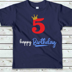 Dětské tričko k oslavě 5 narozenin