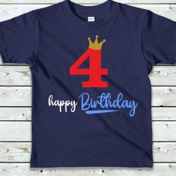 Dětské tričko k oslavě 4 narozenin