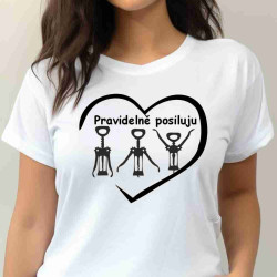Dámské tričko Pravidelně posiluji v srdci
