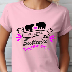 Dámské tričko - Sestřenice s medvídky