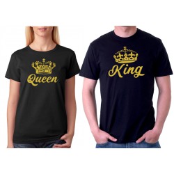 Queen se zlatým potiskem - Dámské tričko