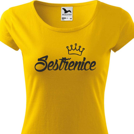 Dámské tričko - Sestřenice s korunkou