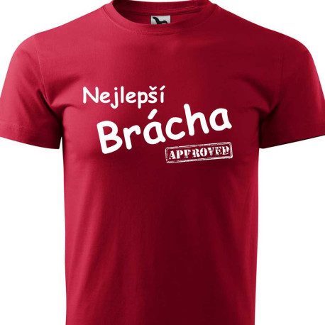 Dětské tričko - Nejlepší brácha approved