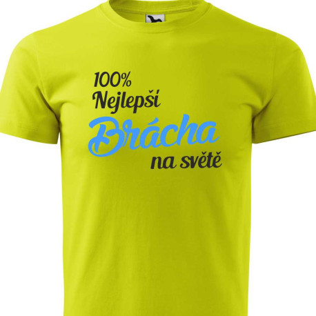 Dětské tričko - 100% nejlepší brácha na světě