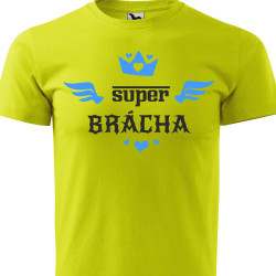 Pánské tričko - Super brácha s křidýlky