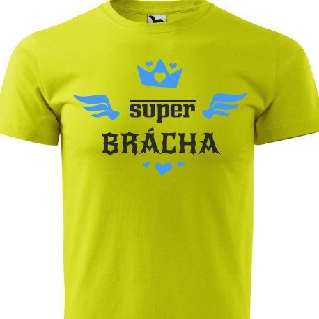 Pánské tričko - Super brácha s křidýlky