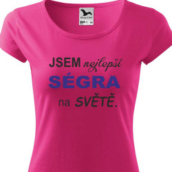 Dětské tričko Jsem nejlepší ségra na světě