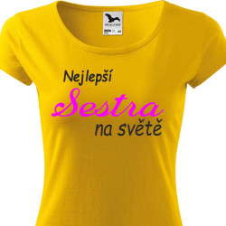 Dětské tričko Nejlepší sestra na světě