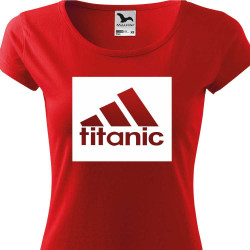 Dívčí tričko - Titanic ve tvaru adidasu