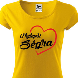 Dětské tričko Nejlepší ségra v srdci