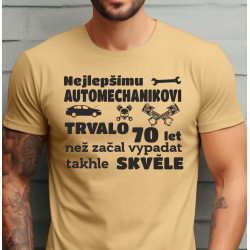 Tričko - Nejlepšímu automechanikovi trvalo 70 let než začal vypadat takhle skvěle