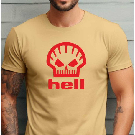 Pánské tričko Hell parodie na shell