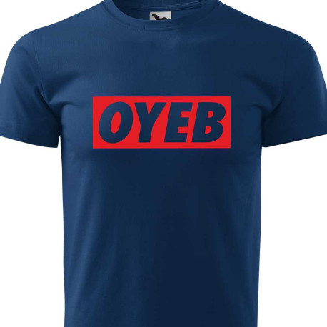 Pánské tričko OYEB, parodie na oblečení OYEB