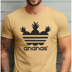 Pánské tričko Ananas parodie na adidas
