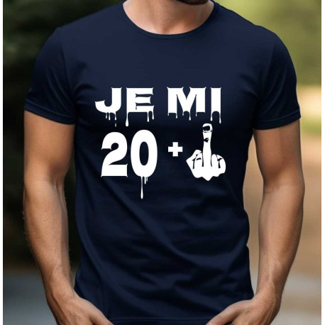 Pánské tričko k 21 narozeninám - 20 plus 1