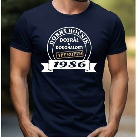 Pánské tričko - Ročník 1986 dozrál k dokonalosti