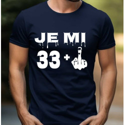 Pánské tričko k 34 narozeninám - 33 plus 1