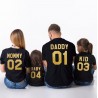 Daddy 01 - Pánské tričko s potiskem pro tatínky, rodinné tričko