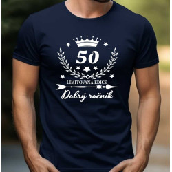 Narozeninové Tričko -  50 let Dobrý ročník