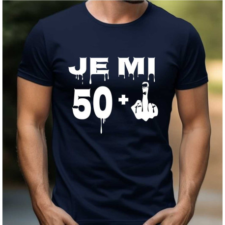 Pánské tričko k 51 narozeninám - Je mi 50 plus 1