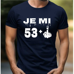 Pánské tričko k 54 narozeninám - Je mi 53 plus 1
