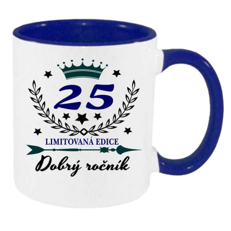 Hrnek - 25 let limitovaná edice s korunkou