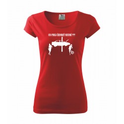 Dámské tričko - Co prej ženský neumí