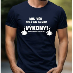 Pánské tričko - 25 let můj věk s prostředníčkem