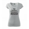 Kateřina The name of Legends - Dámské tričko jako dárek ke svátku pro jméno Kateřina