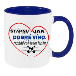 Narozeninový hrnek - 21 let starnu jak dobré víno