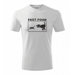 Fast Food - Pánské tričko s vtipným potiskem