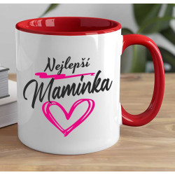 Hrnek - nejlepší maminka a srdíčko