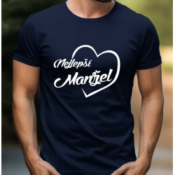 Pánské tričko - nejlepší manžel v srdíčku