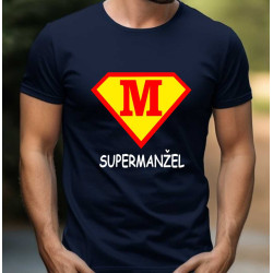 Pánské tričko - super manžel ve stylu supermana.