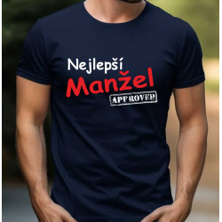 Pánské tričko - nejlepší manžel approved