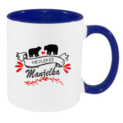 Hrnek pro manželku - Nejlepší manželka s medvídky
