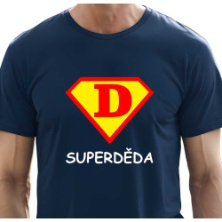 Tričko pro dědu - Superděda ve stylu supermana