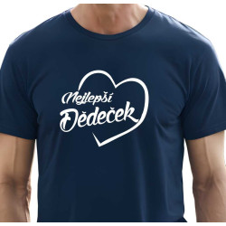 Tričko pro dědu - Nejlepší dědeček v srdci