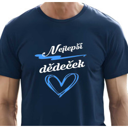 Tričko pro dědu - Nejlepší dědeček pod srdíčkem