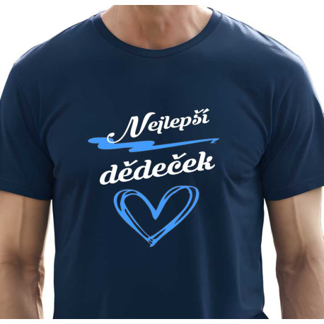 Tričko pro dědu - Nejlepší dědeček pod srdíčkem