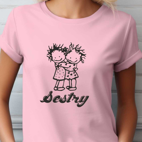 Tričko pro sestru - Sestry v obětí
