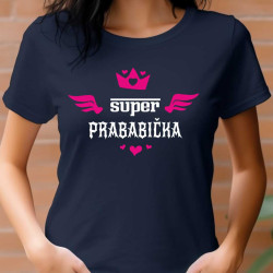 Dámské tričko - Super prababička s křidýlky