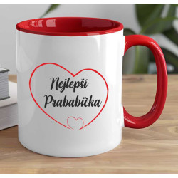 Hrnek pro prababičku - Nejlepší prababička v srdci