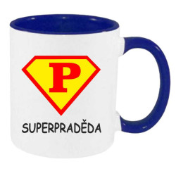 Hrnek pro pradědu - Praděda ve znaku supermana