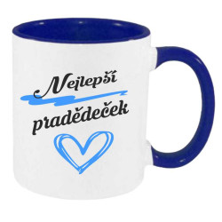 Hrnek pro pradědečka - Pradědeček pod srdíčkem