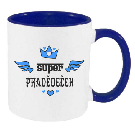 Hrnek pro pradědečka - Pradědeček s křidýlky