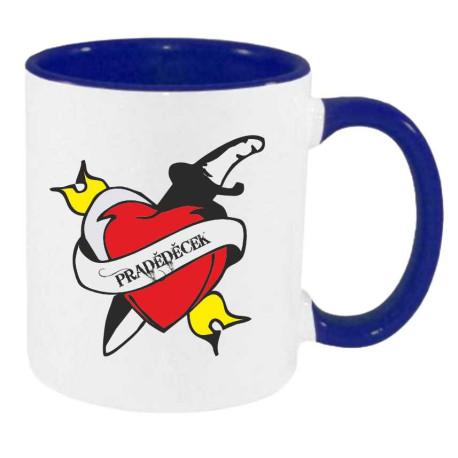 Hrnek pro pradědečka - Pradědeček a srdce